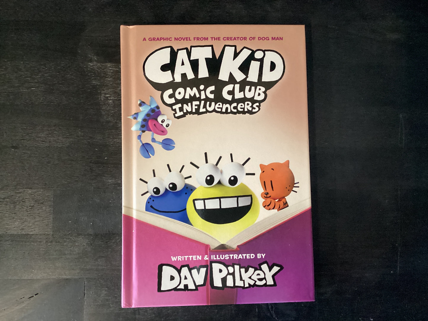 CAT KID COMIC CLUB INFLUENCERS,PILKEY DAV