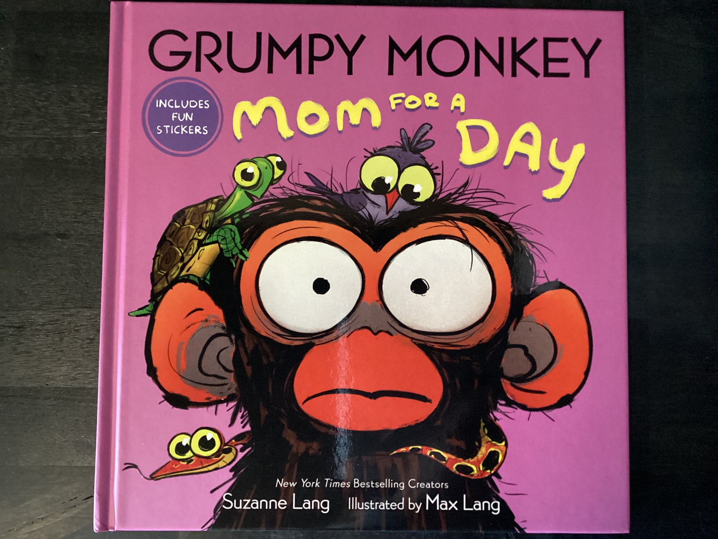 Grumpy Monkey Mom for a Day: Includes Fun Stickers,Lang, Suzanne ; Lang, Max