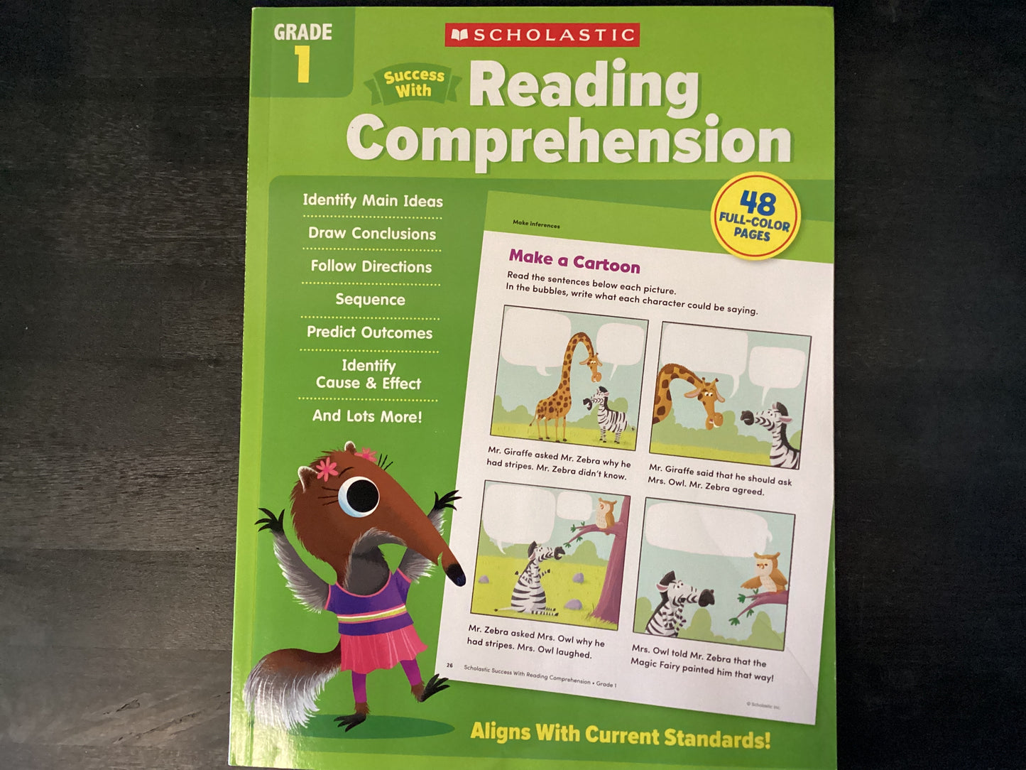 Scholastic Success with Reading Comprehension Grade 1 Workbook,Scholastic Teaching Resources