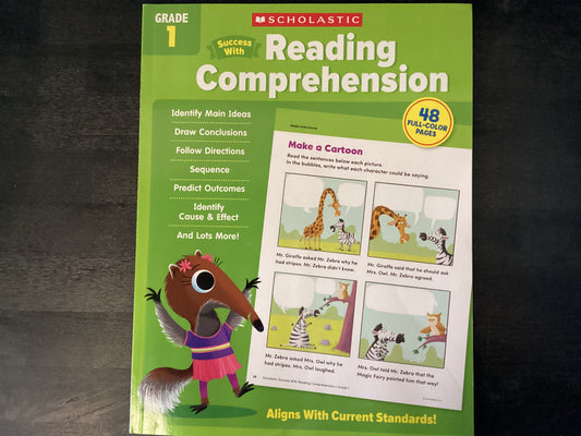 Scholastic Success with Reading Comprehension Grade 1 Workbook,Scholastic Teaching Resources