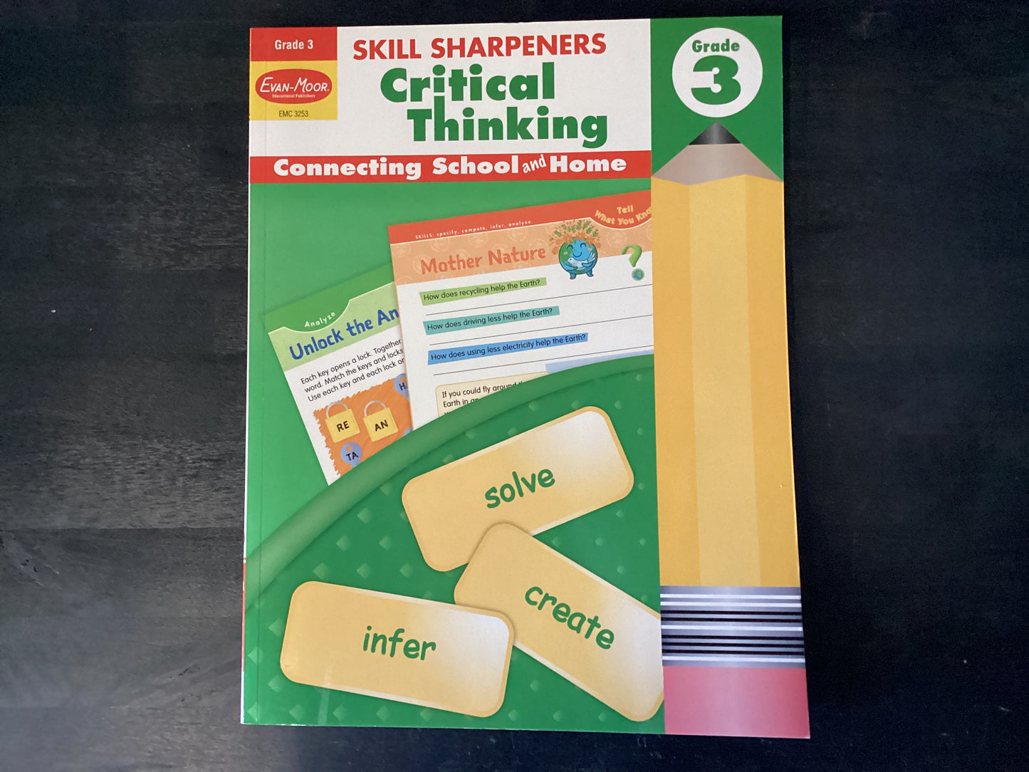 Skill sharpeners critical thinking 3-	Evan Moor