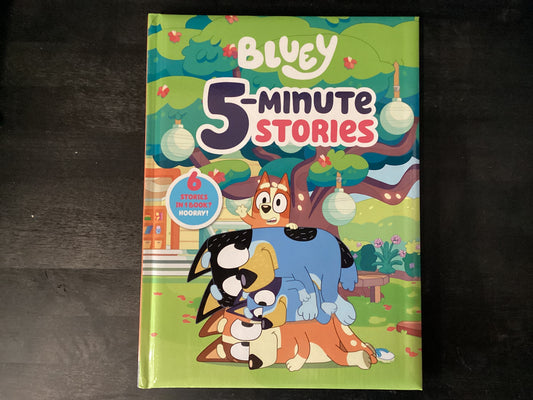 Bluey 5-Minute Stories: 6 Stories in 1 Book? Hooray!,Penguin Young Readers Licenses