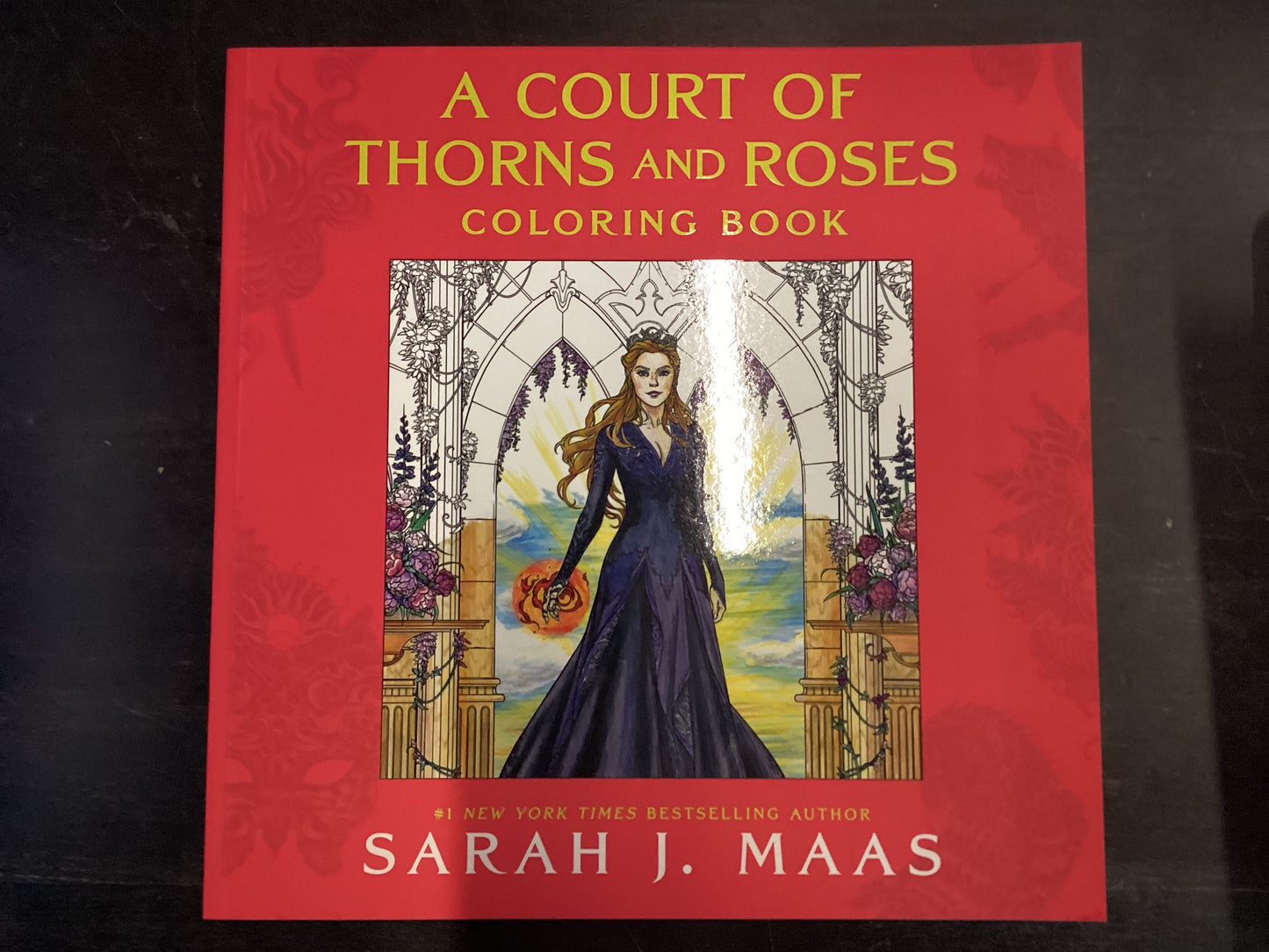 A Court of Thorns and roses coloring book