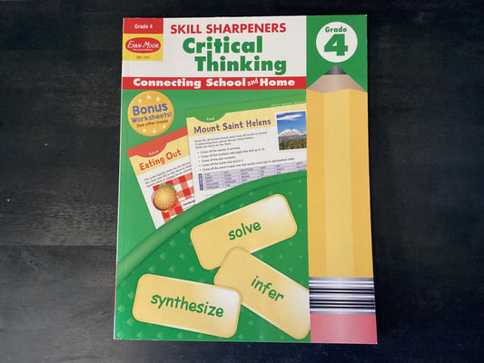 Skill sharpeners critical thinking  4- 	Evan Moor