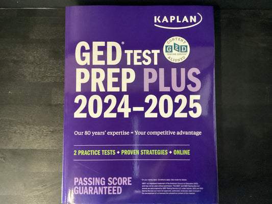 GED TEST PREP PLUS 2024-2025 I,VAN SLYKE CAREN