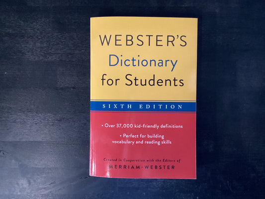 WEB DICT FOR STUDENTS 6TH /E 6,MERRIAM-WEBSTER