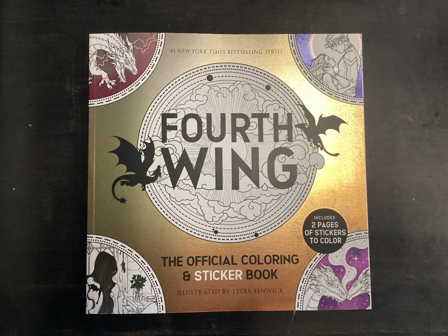 Fourth Wing, the Official Coloring & Sticker Book, Fenwick, Lydia