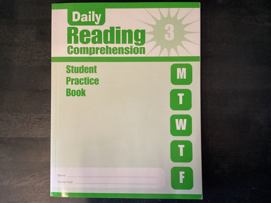 WORKBK-DAILY READING COMP GRD3,EVAN-MOOR EDUCA
