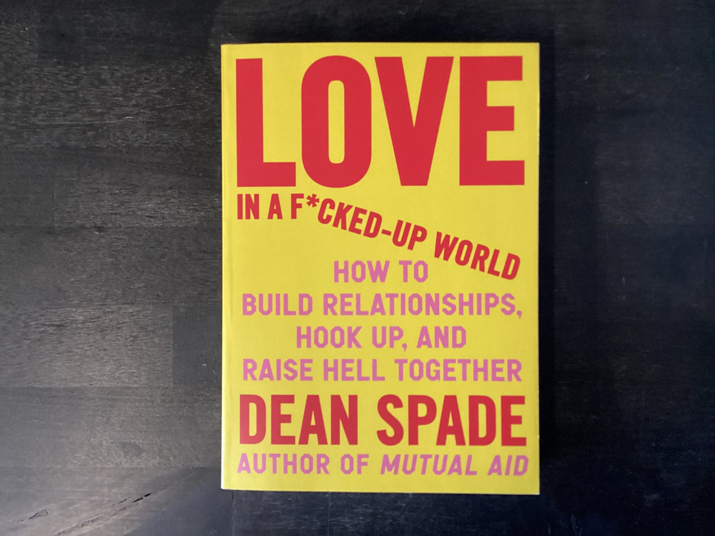 LOVE IN A F-CKED-UP WORLD     ,SPADE DEAN