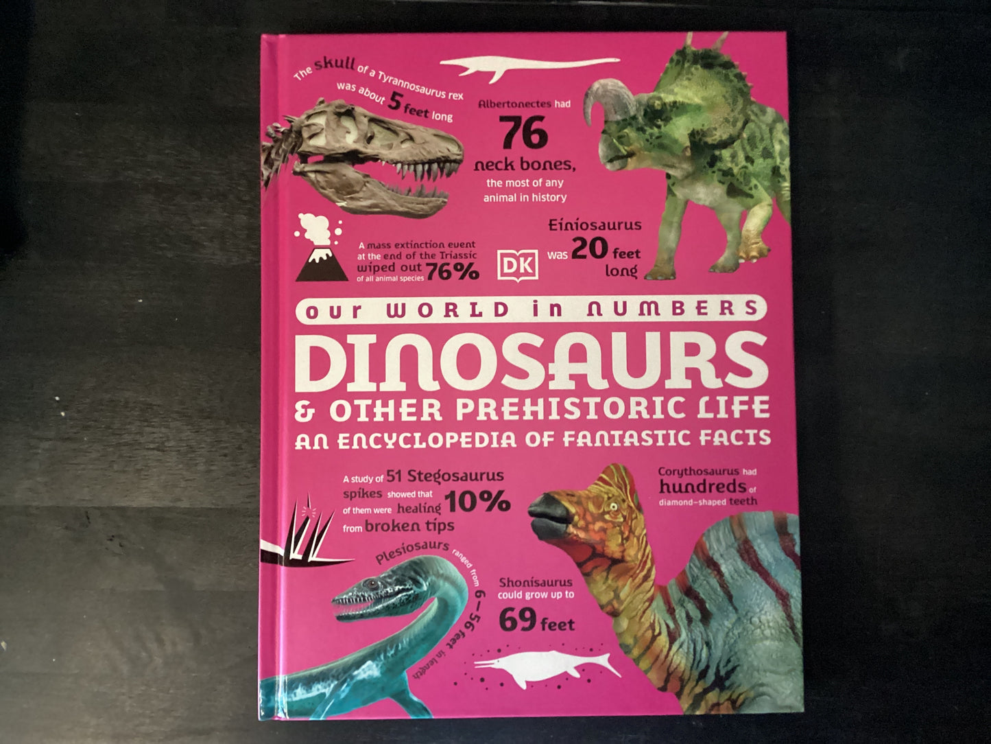 OUR WORLD IN NUMBERS DINOSAURS,DK