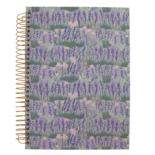 Lavender Hills Spiral Notebook