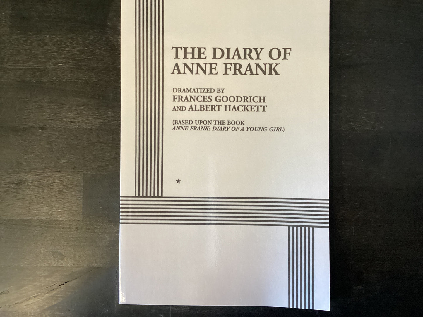 DIARY OF ANNE FRANK           ,GOODRICH FRANCE