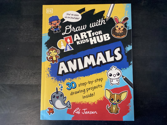 DRAW W/ART FOR KIDS HUB ANIMAL,ART FOR KIDS HU