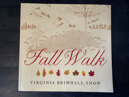 Fall Walk, Paperback,Snow, Virginia Brimhall