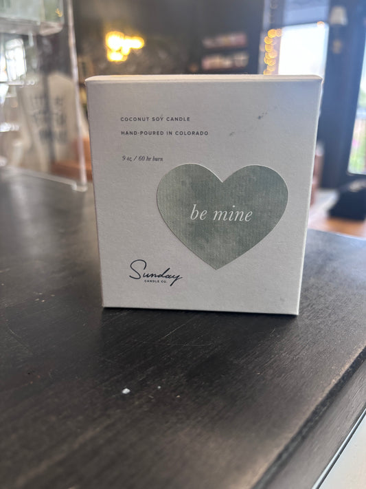 Be Mine Candle, By Sunday Candle CO.